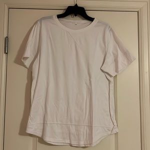 JomeDesign Short Sleeve Side Split Casual Loose Tunic Top